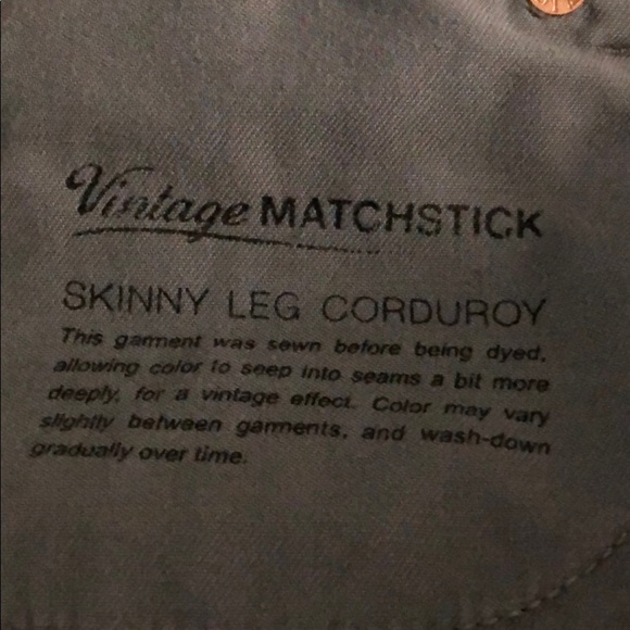 J. Crew gray skinny leg corduroy pants - Picture 4 of 5